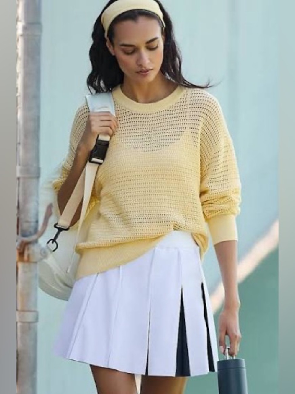 Varley Kershaw Open Knit Sweater